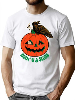 103 Doin' U A Scare T-Shirt for Men & Women, T-Shirts Graphic Tee - Black