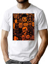 106 Vintage Halloween T-Shirt for Men & Women, T-Shirts Graphic Tee - White