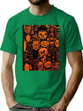 106 Vintage Halloween T-Shirt for Men & Women, T-Shirts Graphic Tee - Green