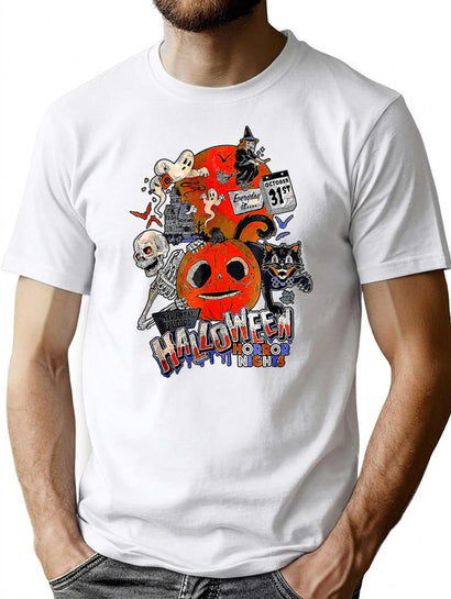 109 Lil Boo Halloween Horror Nights Every Is October 31St T-Shirt for Men & Women, T-Shirts Graphic Tee - Black