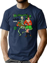 113 Vintage Halloween A Go Go T-Shirt for Men & Women, T-Shirts Graphic Tee - Navy