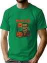 115 Vintage Monster Halloween T-Shirt Bats Pumpkin Full Moon Graphic T-Shirt for Men & Women, T-Shirts Graphic Tee - Green