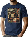 116 Halloween Pumpkin Long Live Halloween T-Shirt for Men & Women, T-Shirts Graphic Tee - Navy
