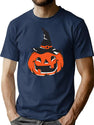 12 Vintage Pumpkin T-Shirt for Men & Women, T-Shirts Graphic Tee - Navy