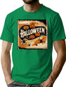 120 Retro Vintage Halloween T-Shirt for Men & Women, T-Shirts Graphic Tee - Green