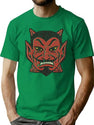 121 1950S Halloween Devil T-Shirt for Men & Women, T-Shirts Graphic Tee - Green