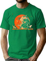 134 Great Vintage Witch And Moon Halloween T-Shirt for Men & Women, T-Shirts Graphic Tee - Green