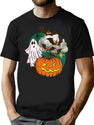 138 Retro Halloween T-Shirt for Men & Women, T-Shirts Graphic Tee - Black