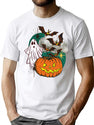 138 Retro Halloween T-Shirt for Men & Women, T-Shirts Graphic Tee - White