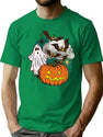 138 Retro Halloween T-Shirt for Men & Women, T-Shirts Graphic Tee - Green