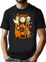 157 Halloween Vintage Art T-Shirt for Men & Women, T-Shirts Graphic Tee - Black