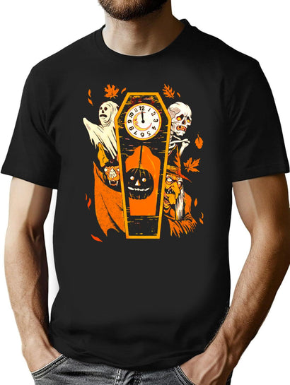 157 Halloween Vintage Art T-Shirt for Men & Women, T-Shirts Graphic Tee - Black