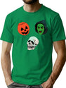 166 Silver Shamrock Mask Set T-Shirt for Men & Women, T-Shirts Graphic Tee - Green