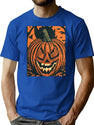171 Get Ready For Halloween T-Shirt for Men & Women, T-Shirts Graphic Tee - Blue