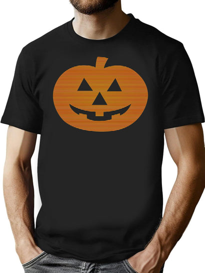 174 Magic Pumpkin T-Shirt for Men & Women, T-Shirts Graphic Tee - Black