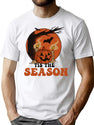 179 Tis The Season Pumpkin Funny Fall Halloween Autumn Retro T-Shirt for Men & Women, T-Shirts Graphic Tee - White