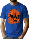18 Vintage Scary T-Shirt T-Shirt for Men & Women, T-Shirts Graphic Tee - Blue