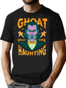 182 Ghost Haunting Halloween Vintage Vampire Jack-O-Lantern T-Shirt for Men & Women, T-Shirts Graphic Tee - Black