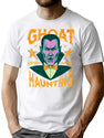 182 Ghost Haunting Halloween Vintage Vampire Jack-O-Lantern T-Shirt for Men & Women, T-Shirts Graphic Tee - White