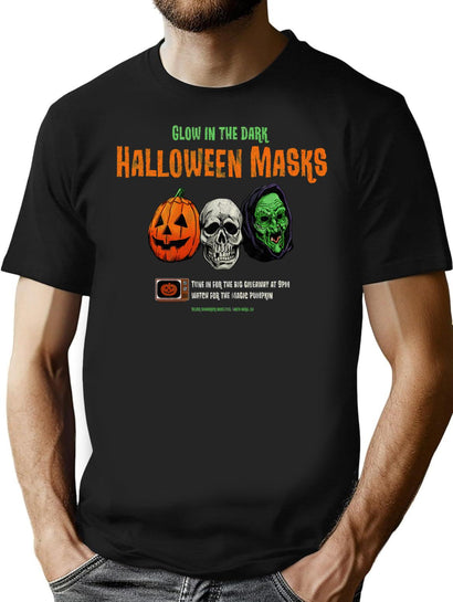 186 Tune In For The Big Giveaway At 9Pm T-Shirt for Men & Women, T-Shirts Graphic Tee - Black