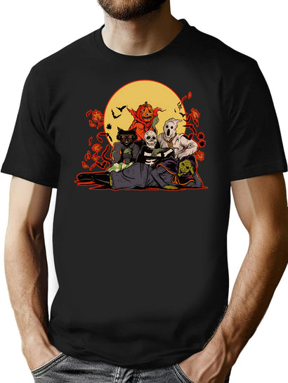 190 Halloween Club T-Shirt for Men & Women, T-Shirts Graphic Tee - Black