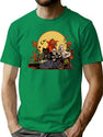 190 Halloween Club T-Shirt for Men & Women, T-Shirts Graphic Tee - Green