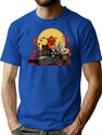 190 Halloween Club T-Shirt for Men & Women, T-Shirts Graphic Tee - Blue