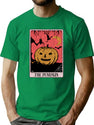 198 Pumpkin Tarot Card T-Shirt for Men & Women, T-Shirts Graphic Tee - Green