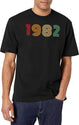 1982 Birthday Funny T-Shirt for Men & Women, T-Shirts Graphic Tee - White