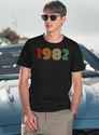 1982 Birthday Funny T-Shirt for Men & Women, T-Shirts Graphic Tee - Navy