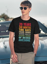 20 Years 240 Months Being Awesome 20Th Birthday Teen Gifts T-Shirt for Men & Women, T-Shirts Graphic Tee - Navy