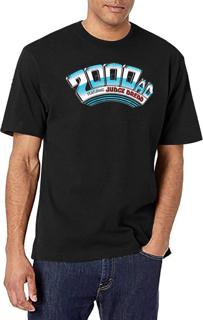 2000Ad Classic Logo Classic Essential T-Shirt for Men & Women, T-Shirts Graphic Tee - Black