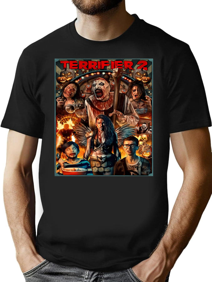 2022 The Clowns T-Shirt for Men & Women, T-Shirts Graphic Tee - Black