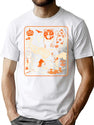 208 Vintage Halloween Night T-Shirt for Men & Women, T-Shirts Graphic Tee - White