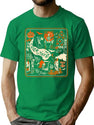 208 Vintage Halloween Night T-Shirt for Men & Women, T-Shirts Graphic Tee - Green