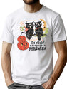 213 Scary Halloween Owls With Pumpkins Retro Design T-Shirt for Men & Women, T-Shirts Graphic Tee - White