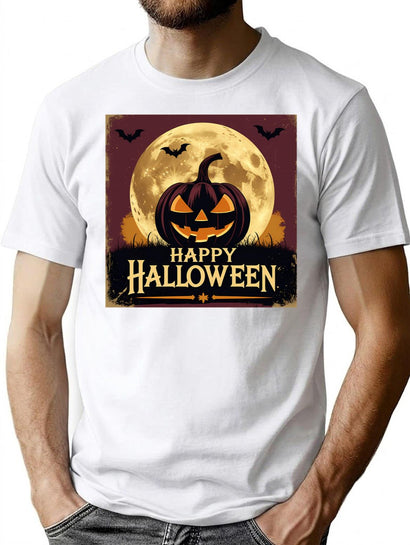 214 Vintage Halloween Poster Wbats T-Shirt for Men & Women, T-Shirts Graphic Tee - Black