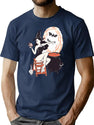 220 Sexy Witch Babe T-Shirt for Men & Women, T-Shirts Graphic Tee - Navy