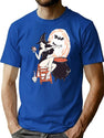 220 Sexy Witch Babe T-Shirt for Men & Women, T-Shirts Graphic Tee - Blue