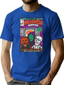 221 Halloween Horrorthon T-Shirt for Men & Women, T-Shirts Graphic Tee - Blue