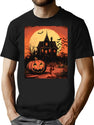 223 Halloween Vintage T-Shirt for Men & Women, T-Shirts Graphic Tee - Black