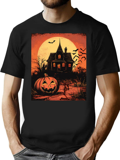223 Halloween Vintage T-Shirt for Men & Women, T-Shirts Graphic Tee - Black