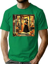225 Antique Witch Halloween Illustrations T-Shirt for Men & Women, T-Shirts Graphic Tee - Green