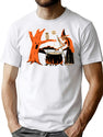 228 1940S Vintage Halloween Witch T-Shirt for Men & Women, T-Shirts Graphic Tee - White
