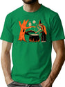 228 1940S Vintage Halloween Witch T-Shirt for Men & Women, T-Shirts Graphic Tee - Green