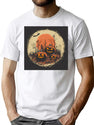 229 Vintage 1950S Halloween T-Shirt for Men & Women, T-Shirts Graphic Tee - White