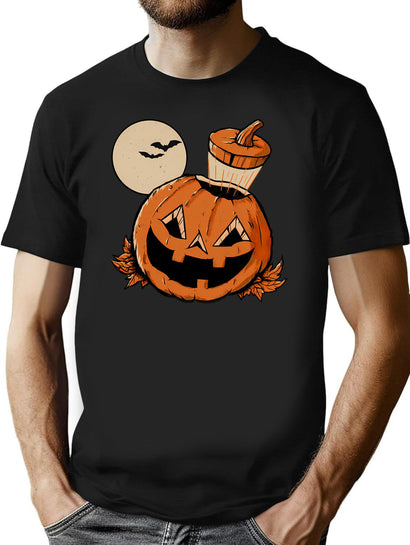 23 Vintage Mind Blown Pumpkin T-Shirt for Men & Women, T-Shirts Graphic Tee - Black