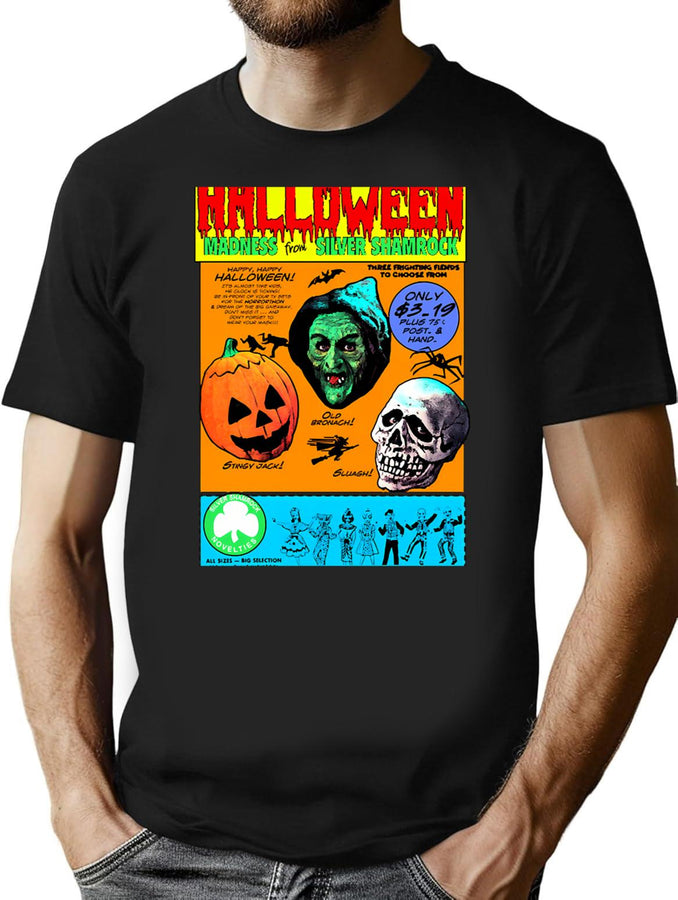 231 Halloween Madness From Silver Shamrock T-Shirt for Men & Women, T-Shirts Graphic Tee - Black