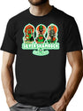 236 Silver Shamrock T-Shirt for Men & Women, T-Shirts Graphic Tee - Black