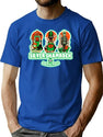 236 Silver Shamrock T-Shirt for Men & Women, T-Shirts Graphic Tee - Blue